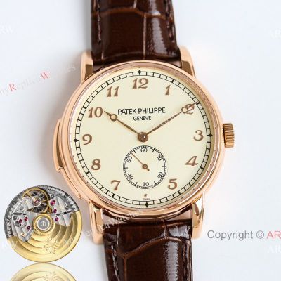TW Factory Patek Philippe Complications Ivory Enamel Face RG Case 40mm Cal.R 27 PS Movement Watch